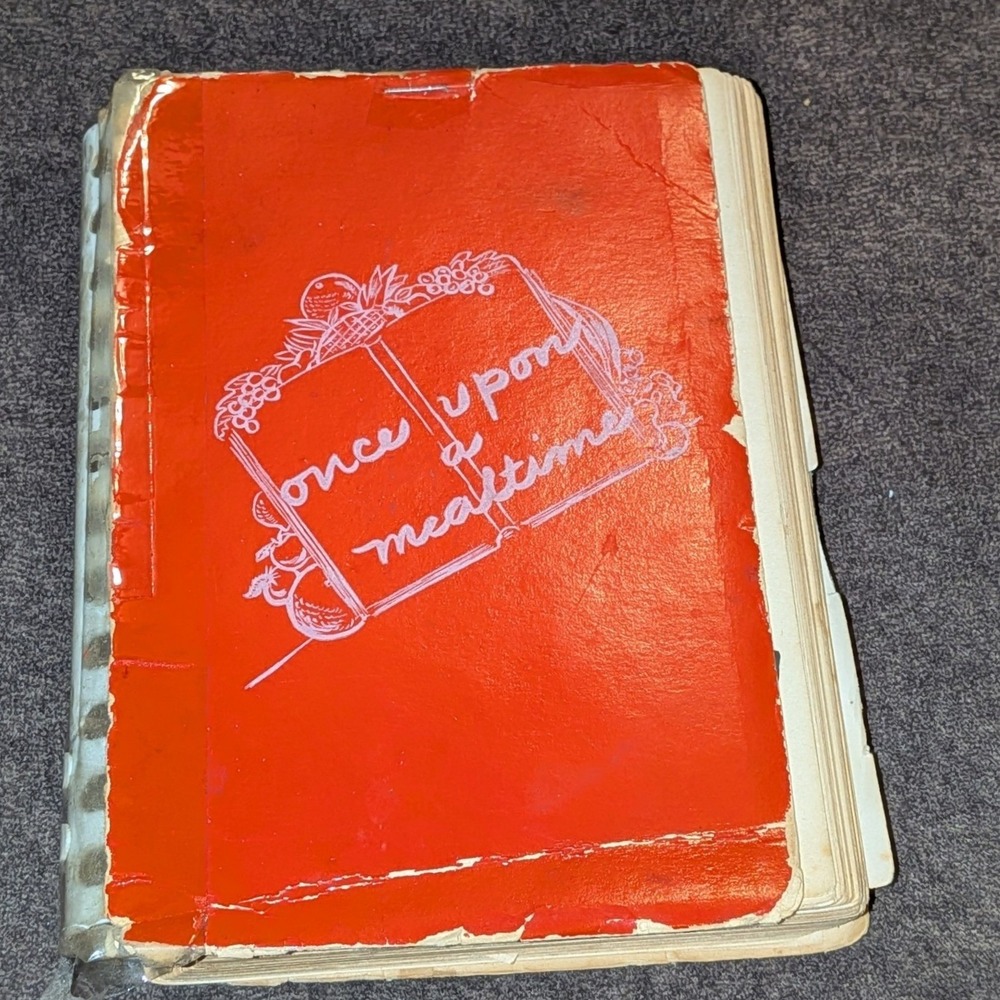 Vintage 1954 Once Upon a Mealtime Jewish Community Cookbook Sharon MA 3rd Ed
